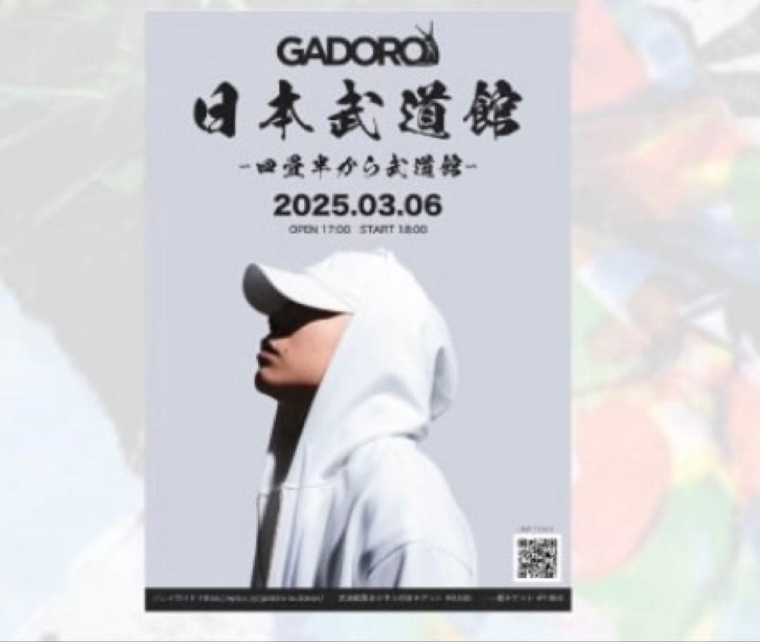 GADORO武道館B2ポスター