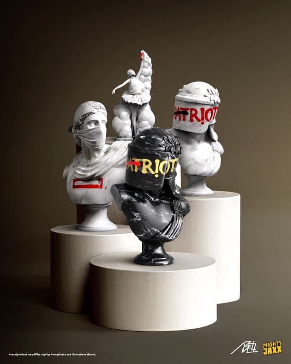 愛国者　パトリオット（ザ・レガシー）フィギュア　アートトイ　スタチュー　ブラック