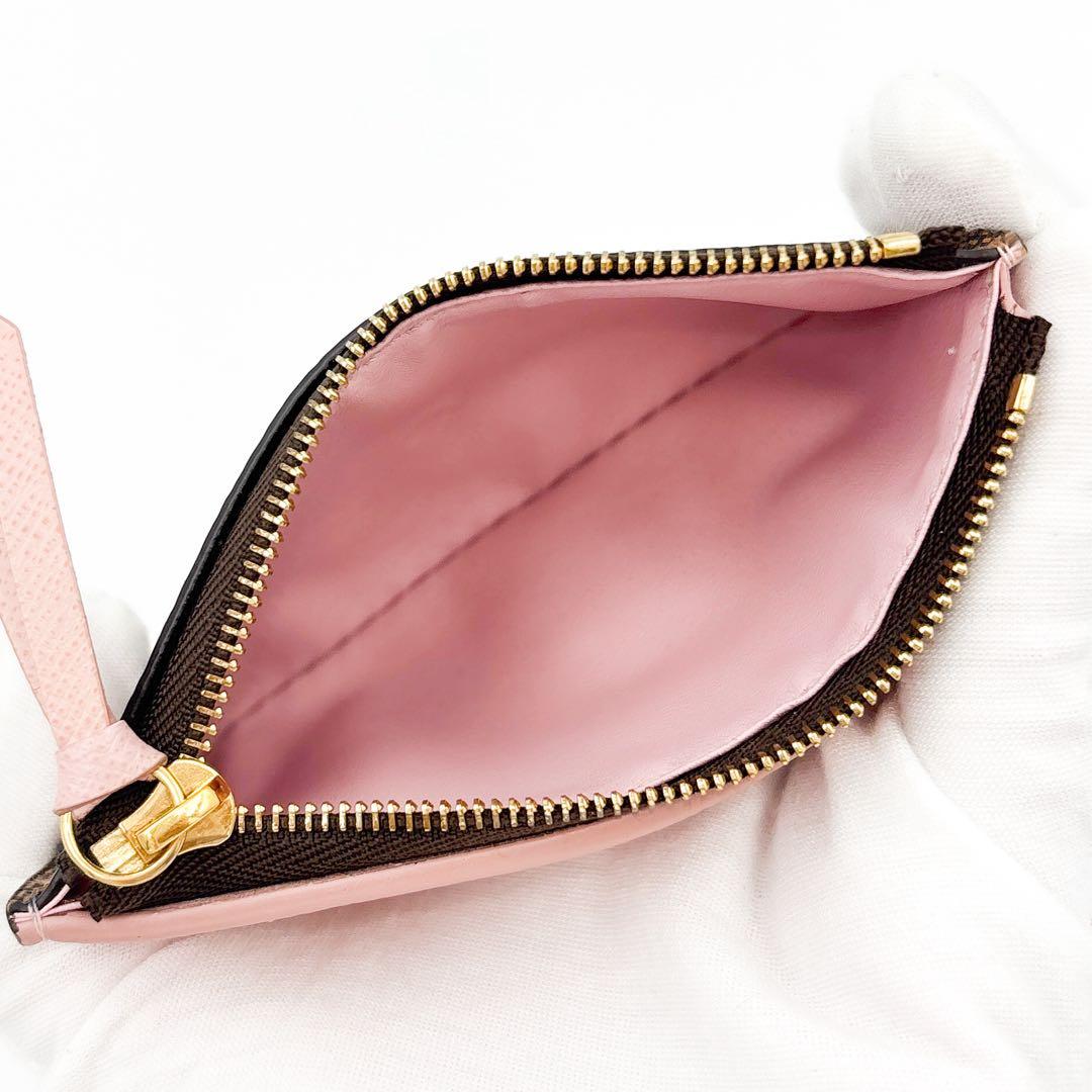 【本日限定】イニシャル無★ルイヴィトン ダミエ ヴィクトリーヌ ローズバレリーヌ