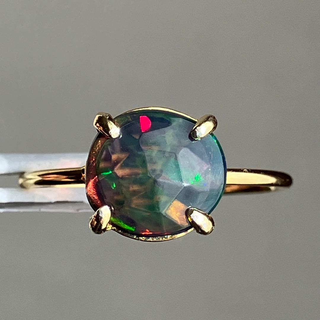 【おぴさまご確認用】ミントガーネットのファセットリング260102