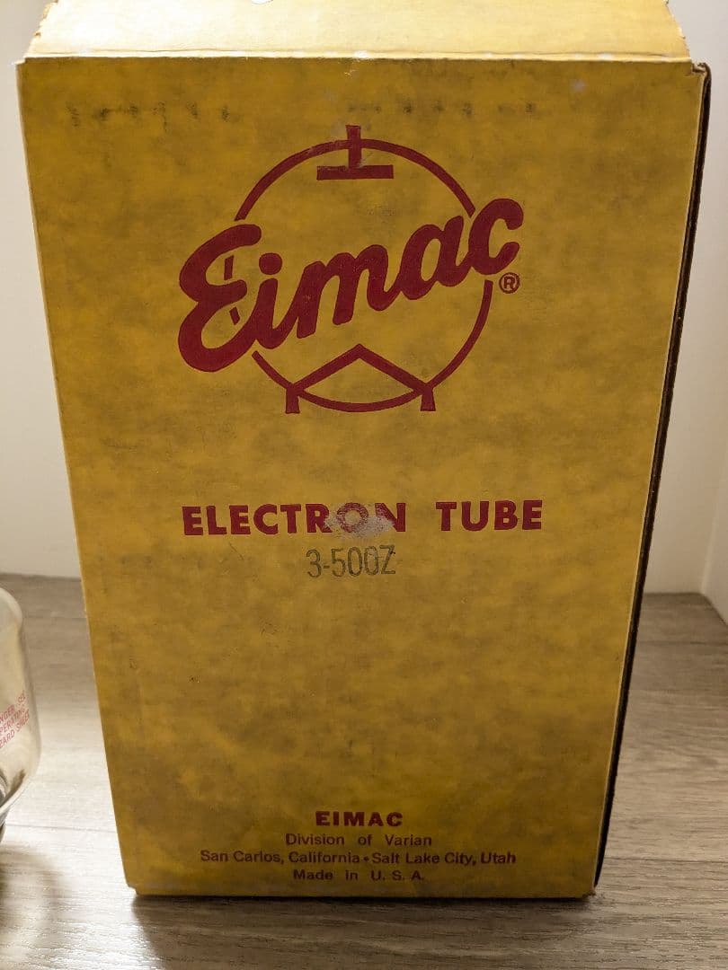 【未使用品】Eimac 3-500Z 真空管　Electron Tube　米国製