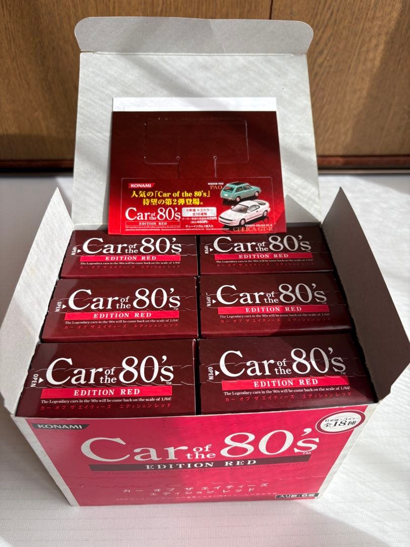 Car of the 80's ミニカー　6種類6台セット　KONAMI