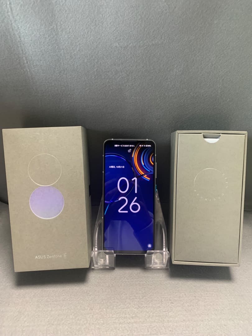 超美品 ASUS Zenfone 8 256GB ホワイト色