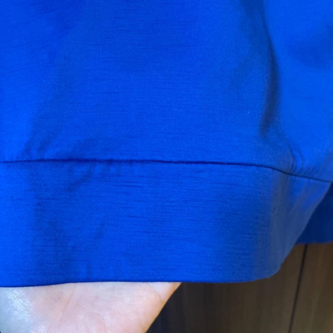 モンクレール　ジップアップパーカー　パーカー　XLサイズ　ブルー