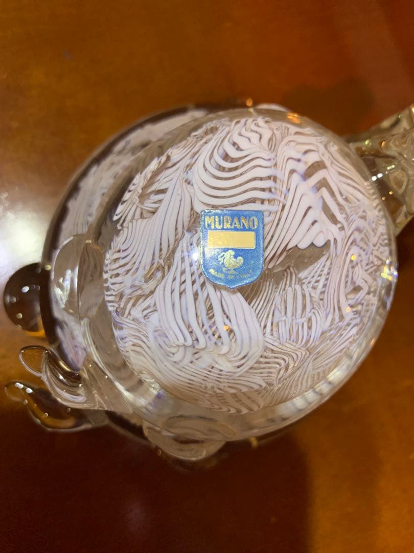 MURANOムラーノ親子亀　インテリア　ベネチアングラス　イタリア製