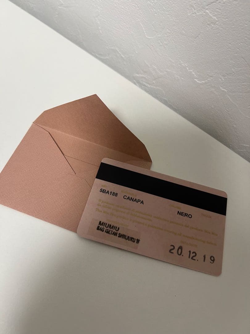 MIU MIU カナパ キャンバス ショルダーバッグ