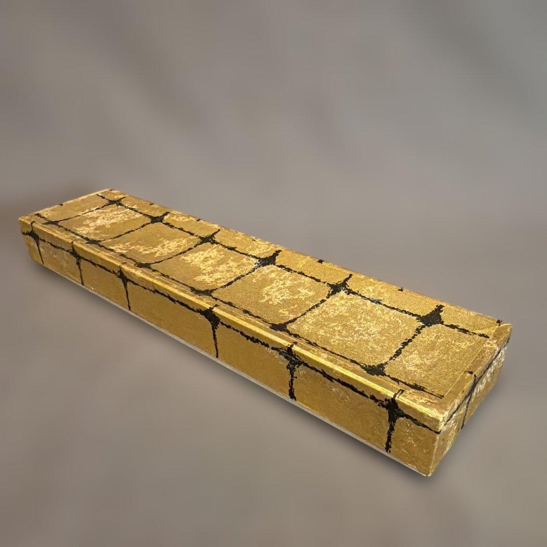 福島県の伝統工芸品 会津塗り（漆塗り）の筆箱　（110）