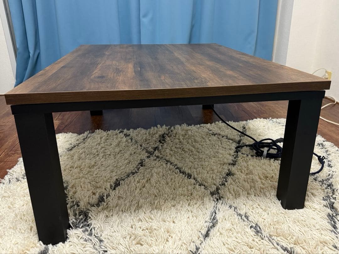 ヴィンテージ風　こたつ ダークブラウン