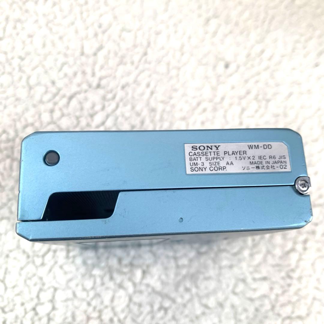 【ジャンク】【希少】SONY Walkman WM-DD ブルー　カセットテープ