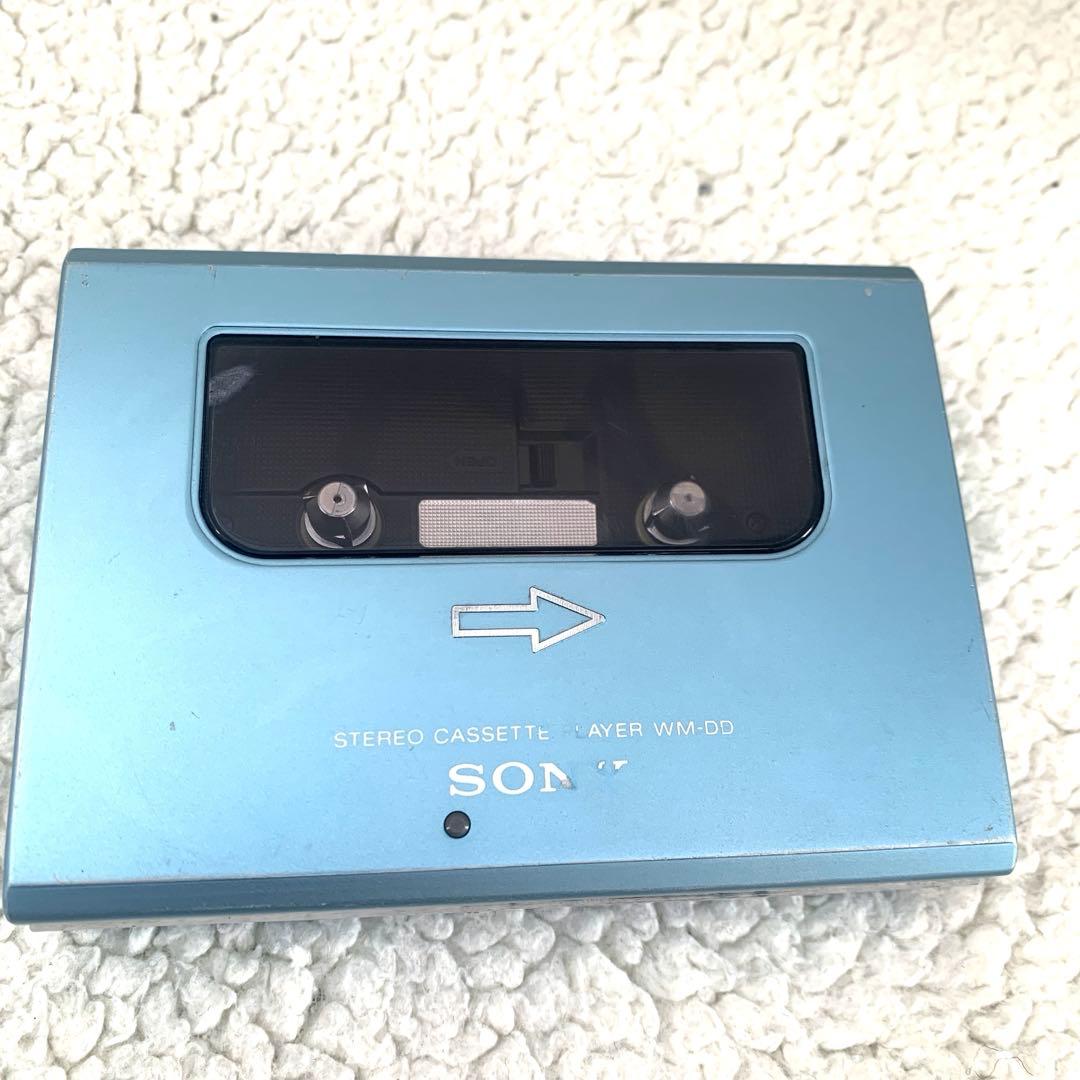 【ジャンク】【希少】SONY Walkman WM-DD ブルー　カセットテープ
