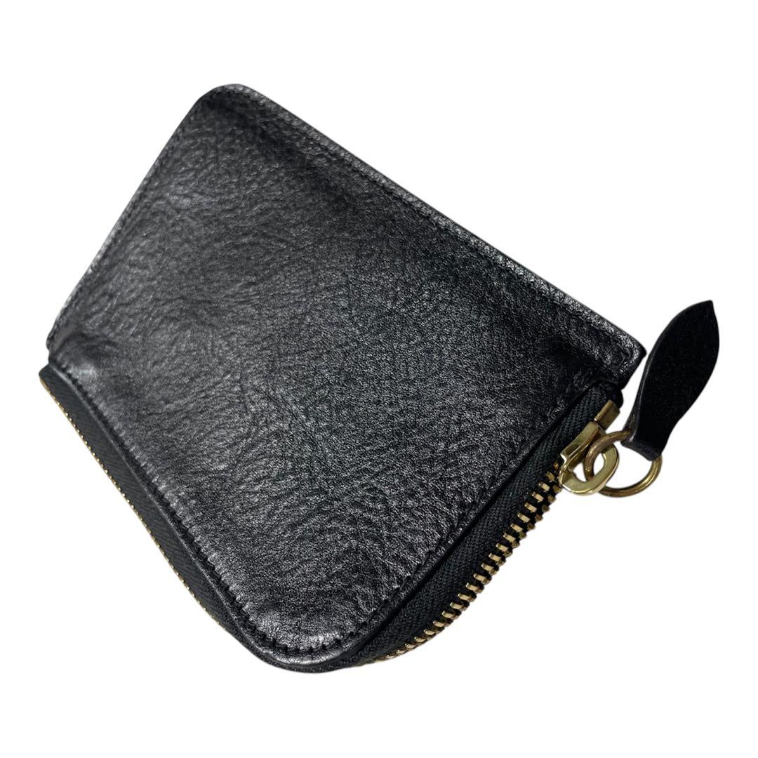 IL BISONTE イルビゾンテ　L字ファスナーケース　ブラック　財布