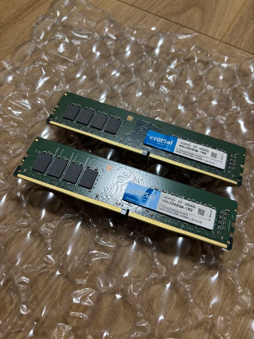crucial DDR4-2666 16GB×2