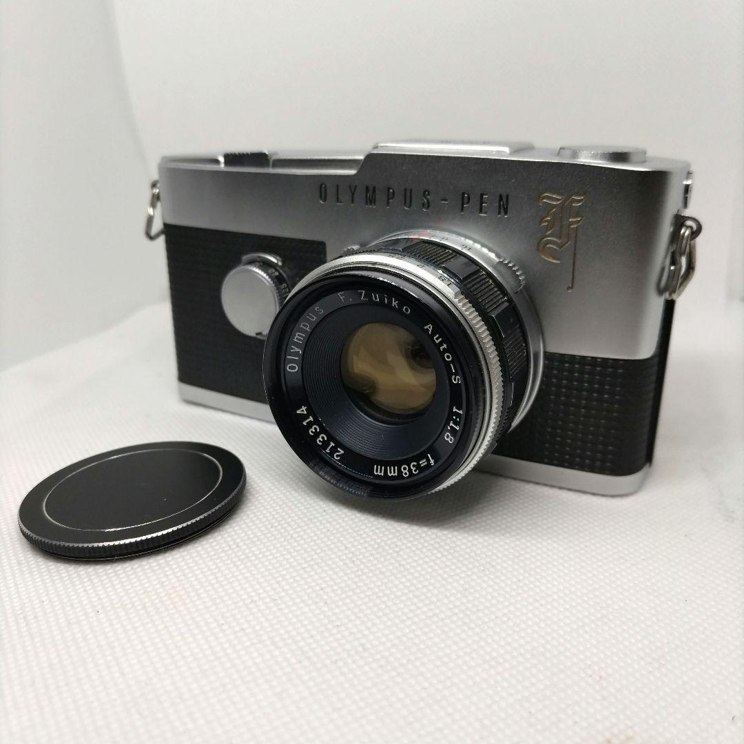 OLYMPUS PEN F 花文字　 F.Zuiko 38mm 1:1.8付
