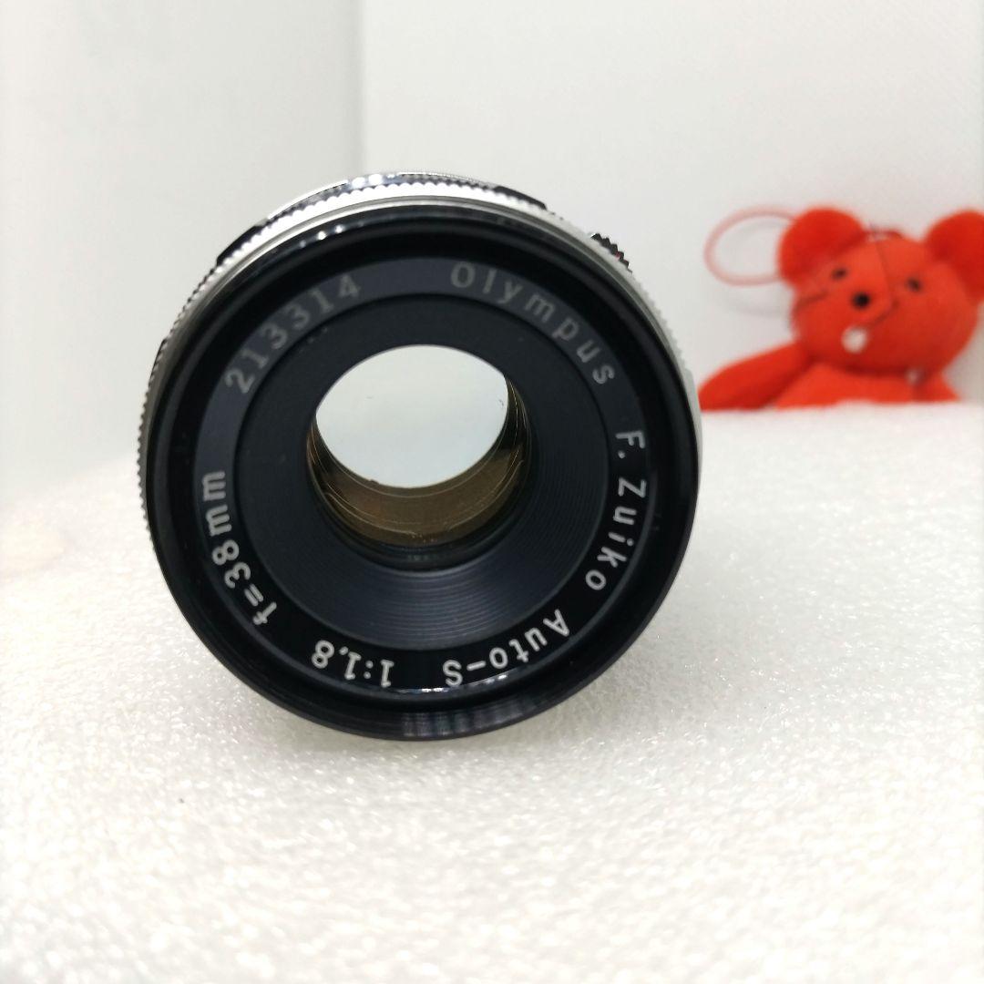 OLYMPUS PEN F 花文字　 F.Zuiko 38mm 1:1.8付