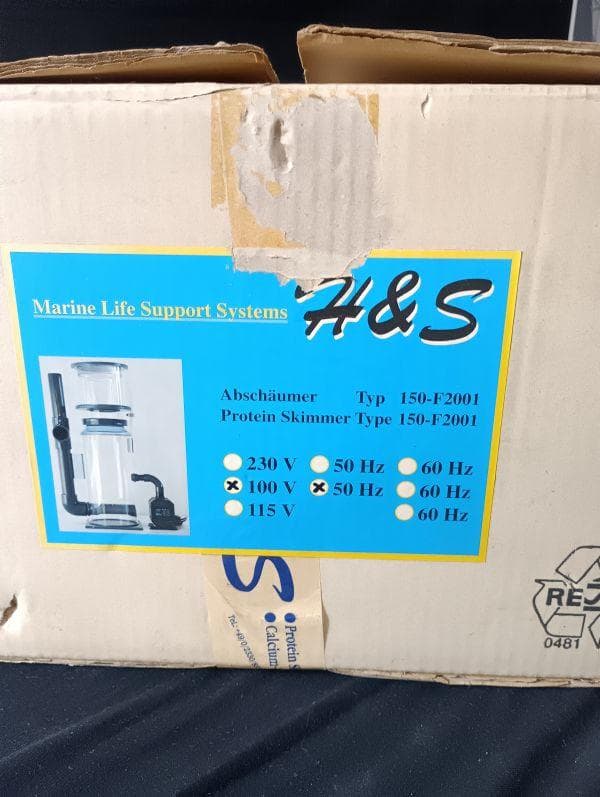 HS-850 プロテインスキマー Aqua Beeポンプ付き 内部式 50Hz