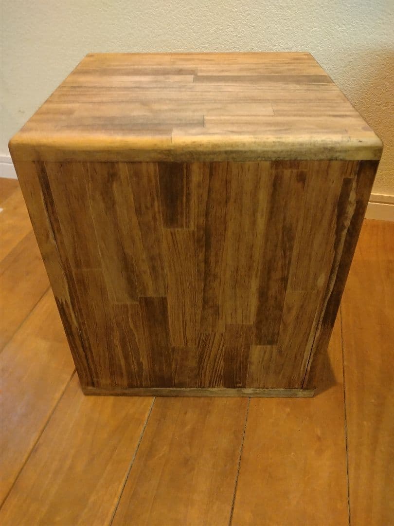 木製　ハンドメイド　オーダー　ロの字型　ワトコオイル　棚　シェルフ　水槽台