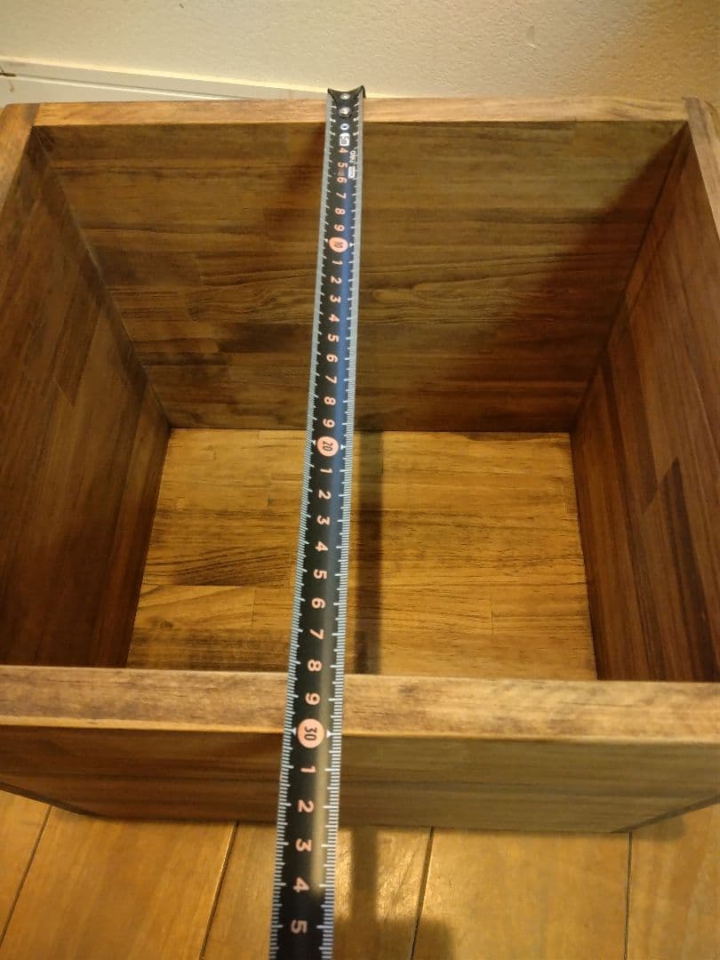 木製　ハンドメイド　オーダー　ロの字型　ワトコオイル　棚　シェルフ　水槽台