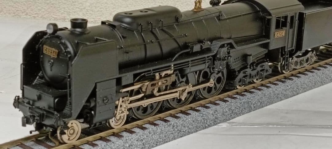 HOゲージ カツミ Ｃ62蒸気機関車、メンテナンス済