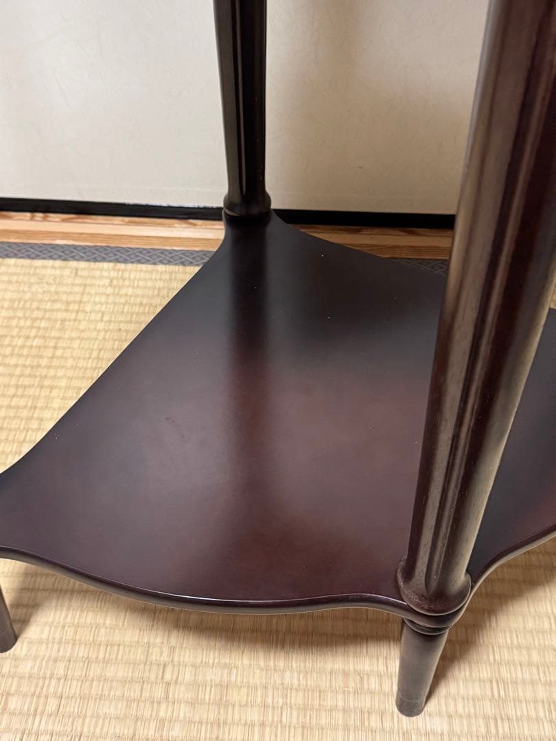 アンティーク　コンソールテーブル　コーナー三角
