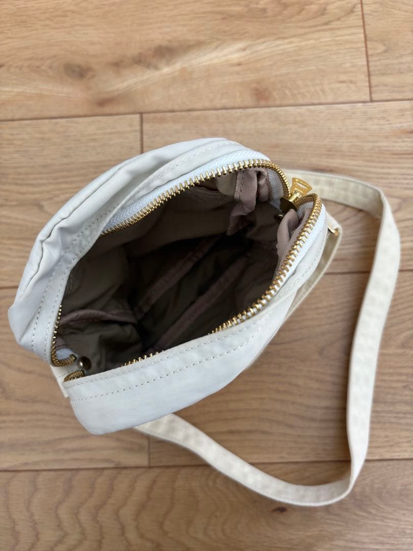 PORTER ポーター ホワイト ナイロン ショルダーバッグ