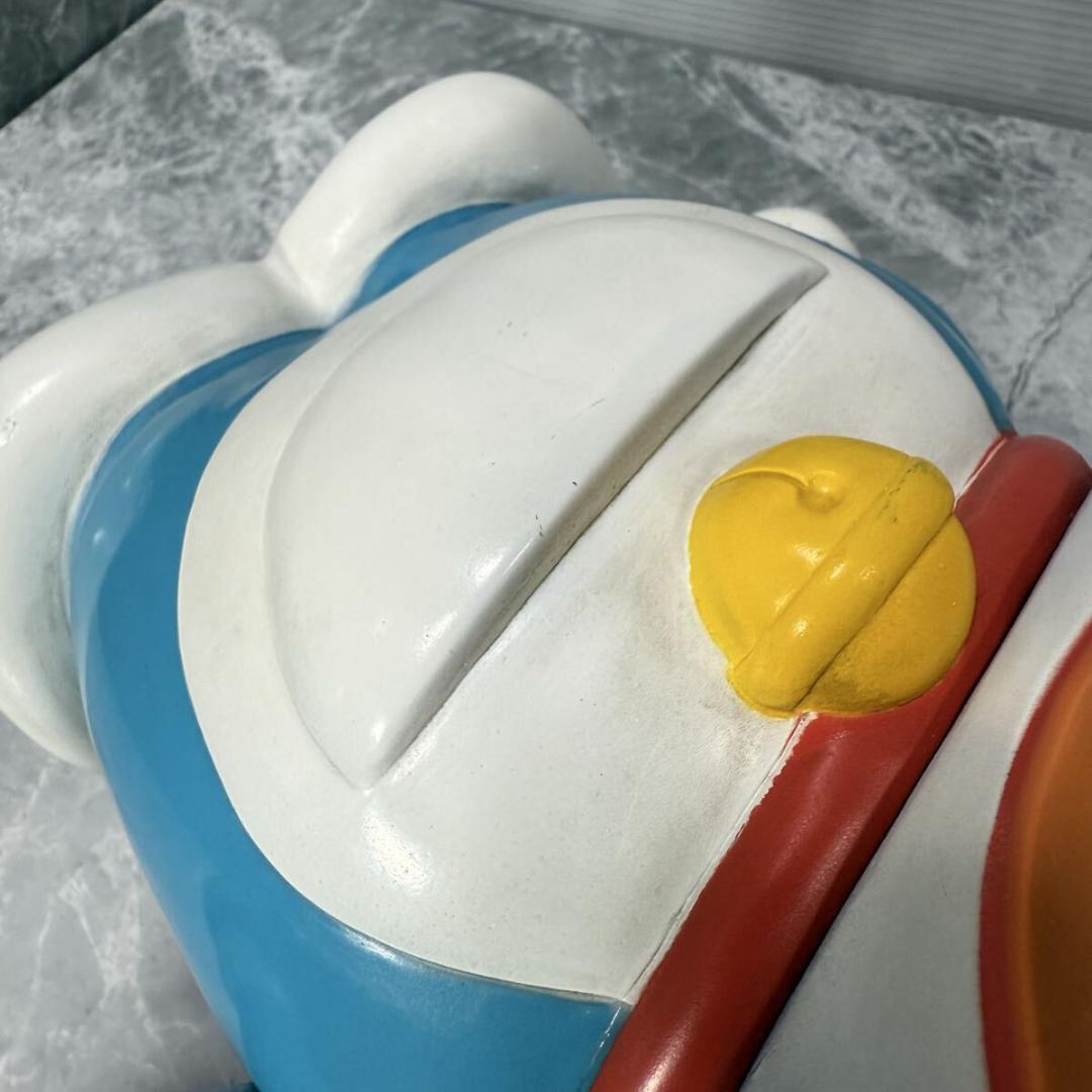 【希少品】ドラえもん 大型 貯金箱 約28cm 底蓋有り ソフビ 当時物 レトロ