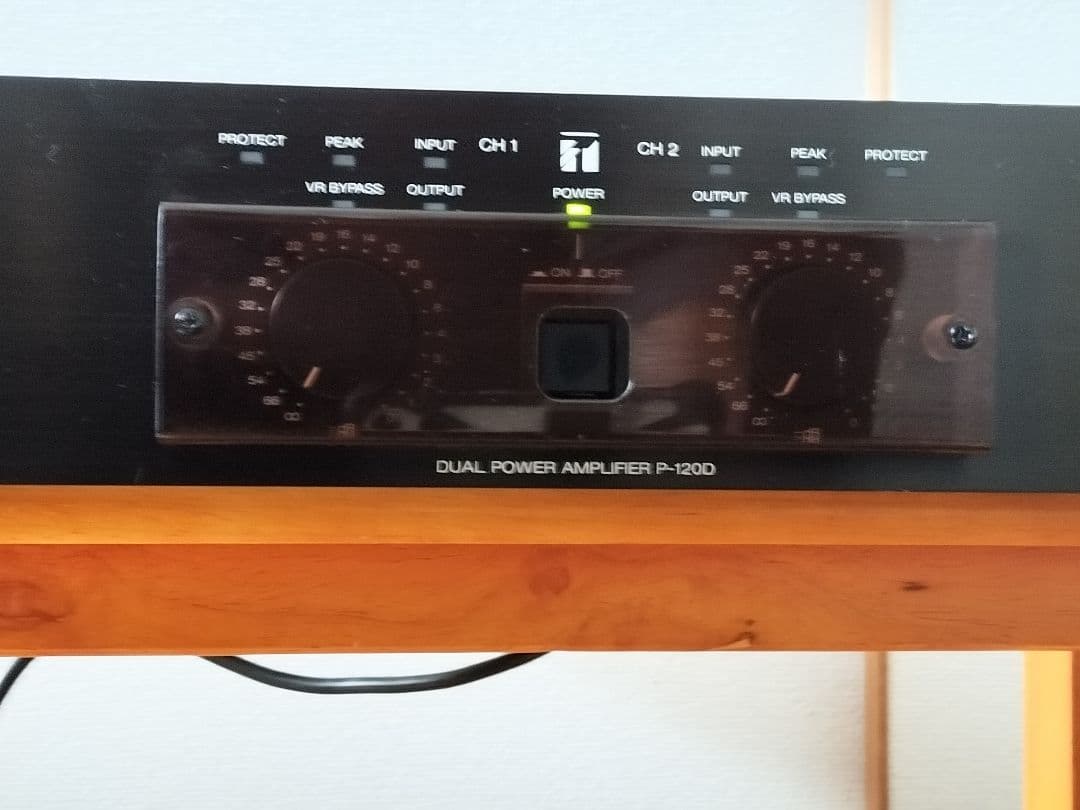 TOA パワーアンプ P-120D 120W×2