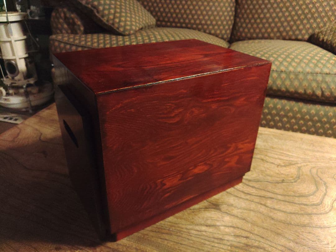 未使用　チェスト　シェルフ　本棚　小物入れ　収納　レトロ　アンティーク　漆　希少