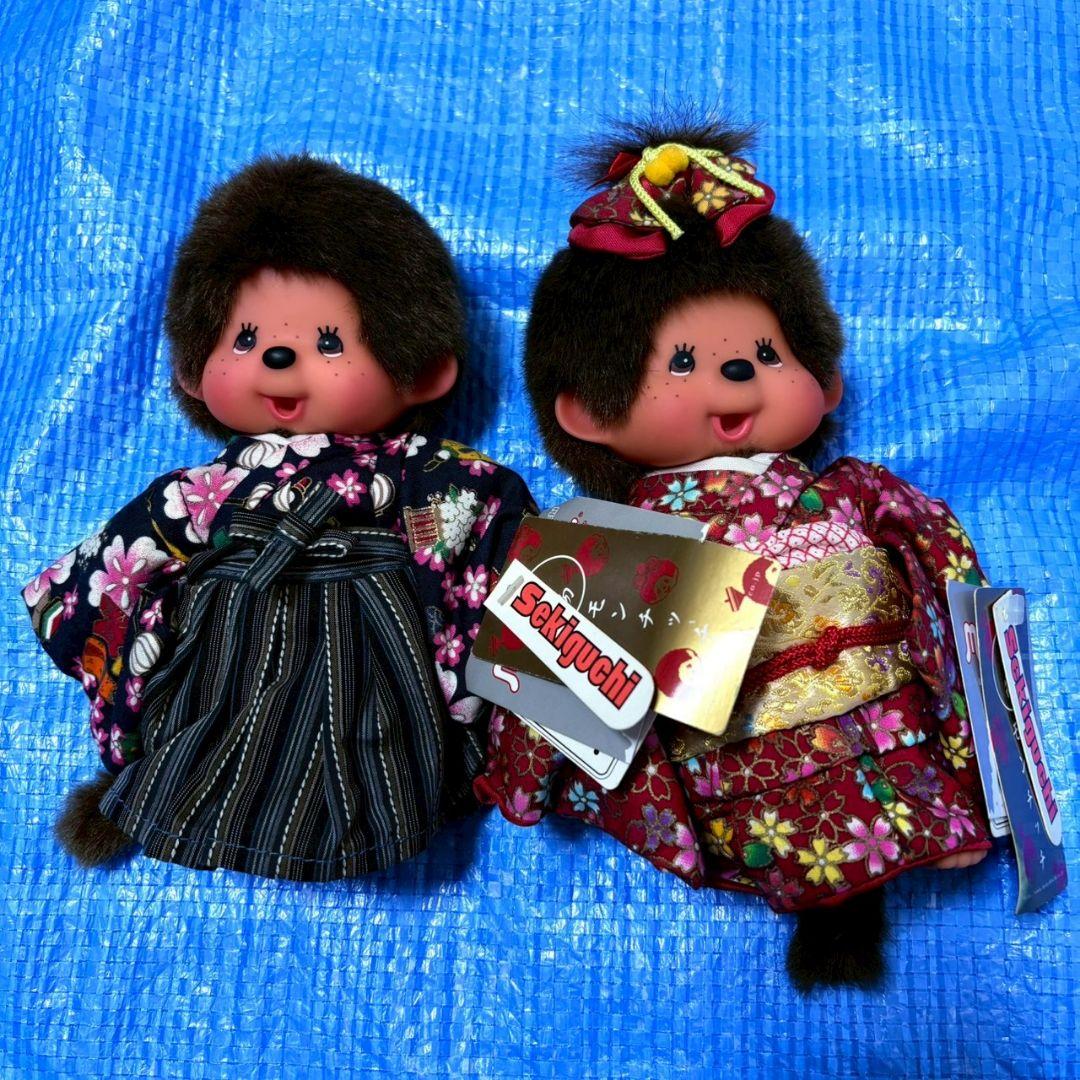 レア　着物　モンチッチ　お正月