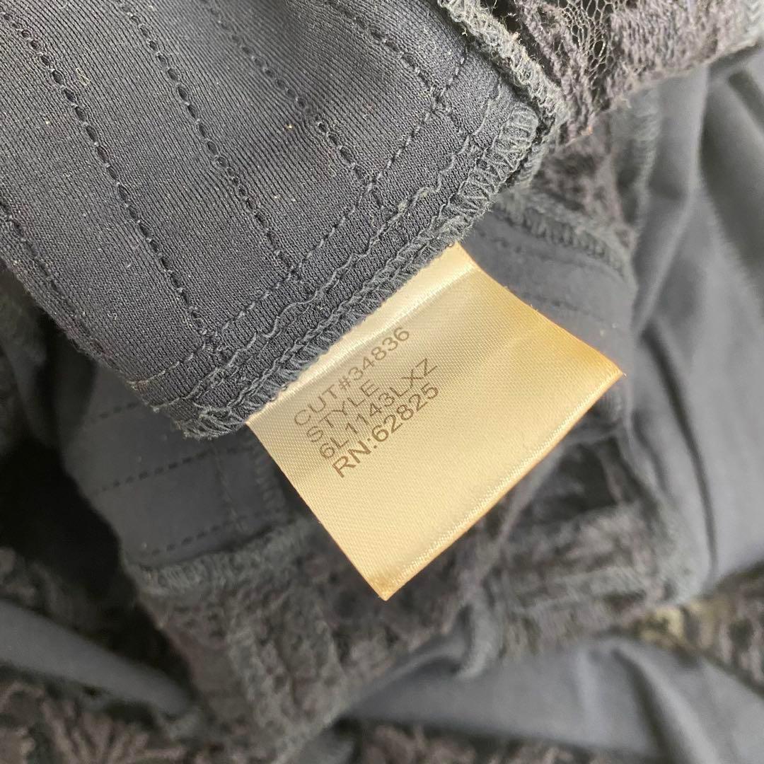 極美品✨タダシショージ ロングワンピース ドレス レース 刺繍 マーメイド 紺