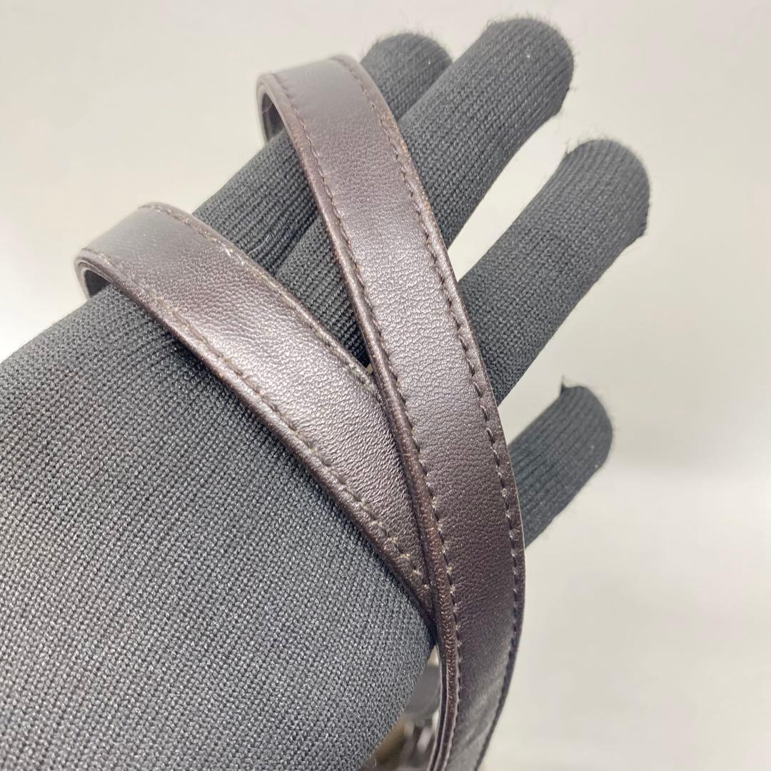 ロエベ フラメンコ ゴールド ショルダーバッグ メタリック タッセル