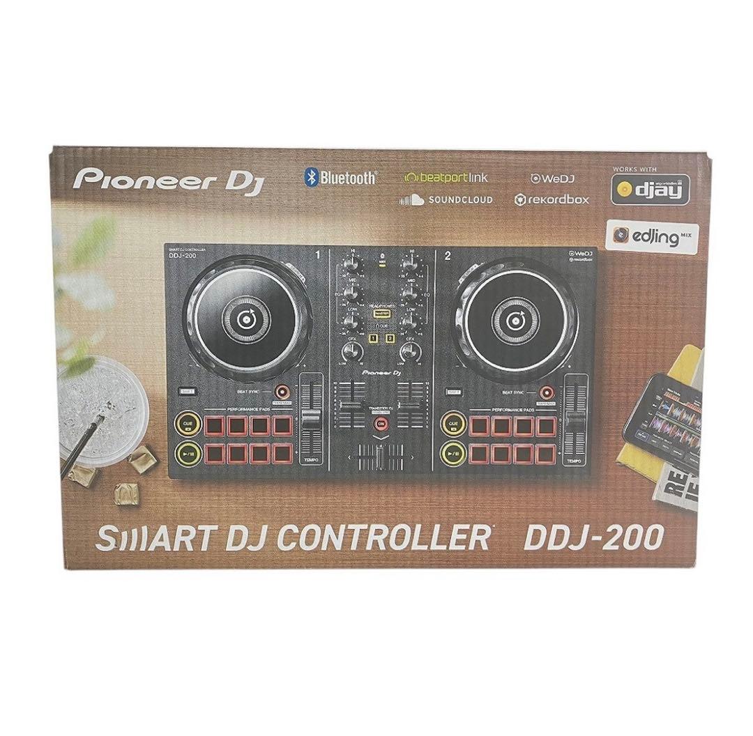 (ほぼ未使用)Pioneer DDJ-200 DJコントローラー箱、付属品完備