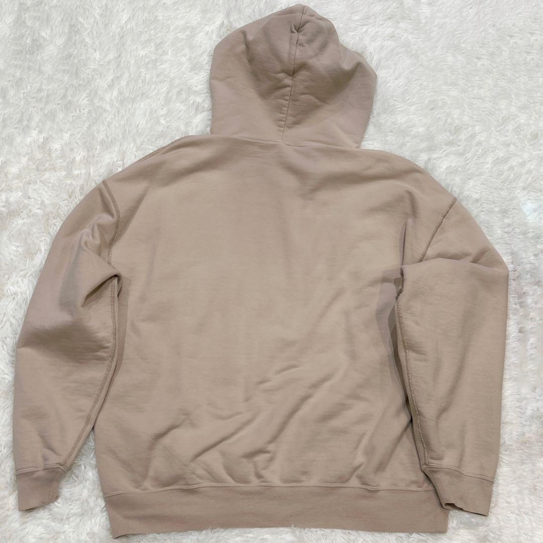 オーラリー AURALEE コットン パーカー ベージュサイズ1 オーバーサイズ