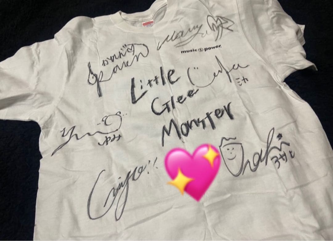 LittleGleeMonster CDTV メンバーサイン入りTシャツ