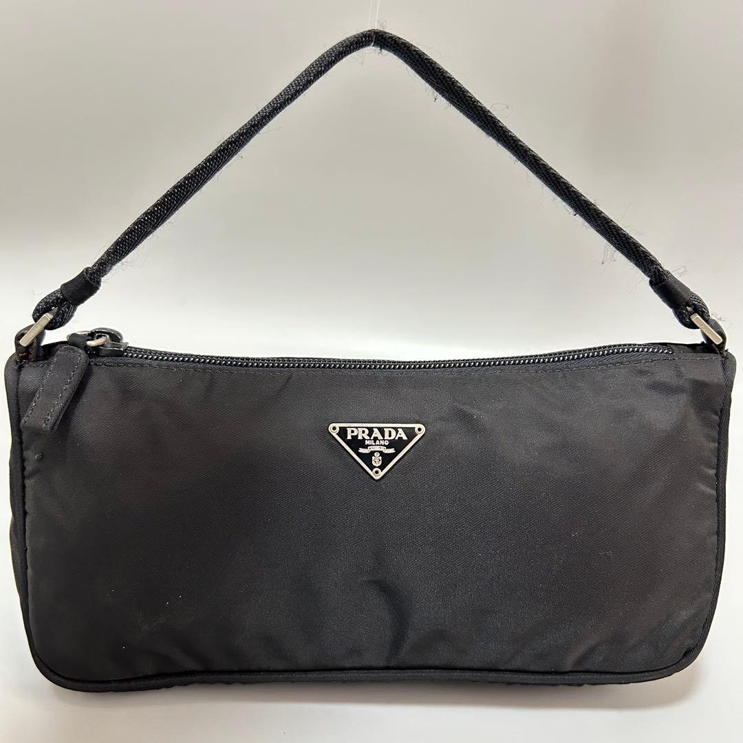 PRADA プラダ アクセサリーポーチ ハンドバッグ ミニバッグ ブラック