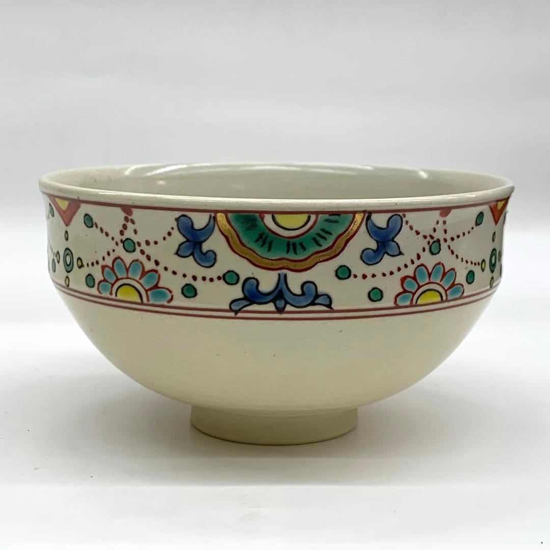 【茶碗　独楽　南蛮七宝】紙箱