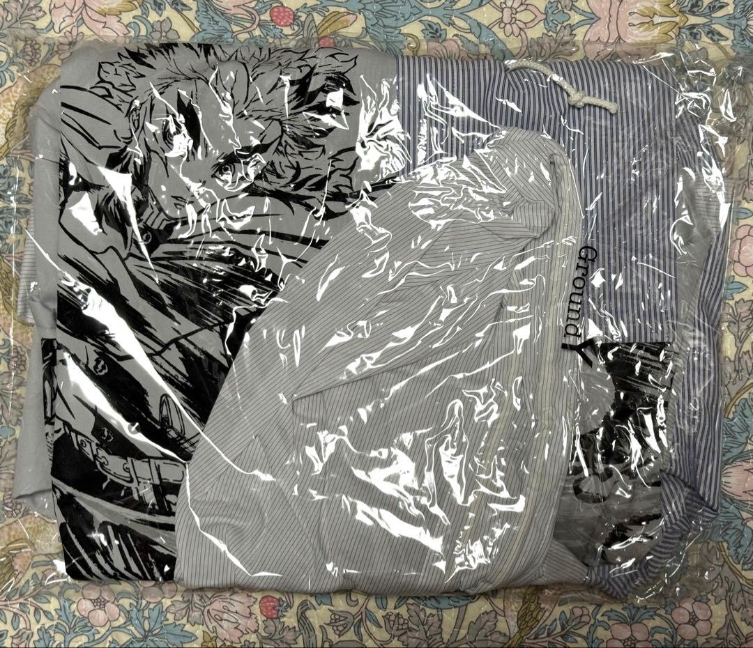 Ground Y×鬼滅の刃　ヨウジヤマモト　煉獄杏寿郎 パーカーシャツ　白