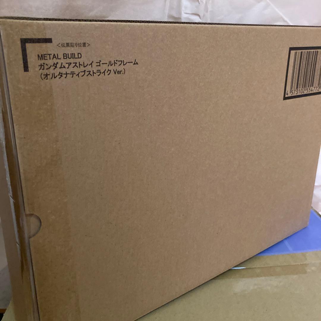 L BUILDメタルビルド　ガンダムアストレイ ゴールドフレーム