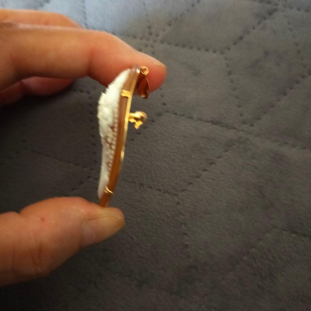18K カメオブローチペンダント