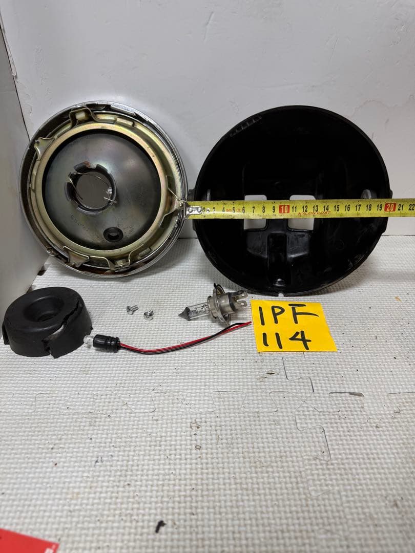 当時物IPF凹みレンズ付ヘッドライトASSY/シビエマーシャルCIBIE