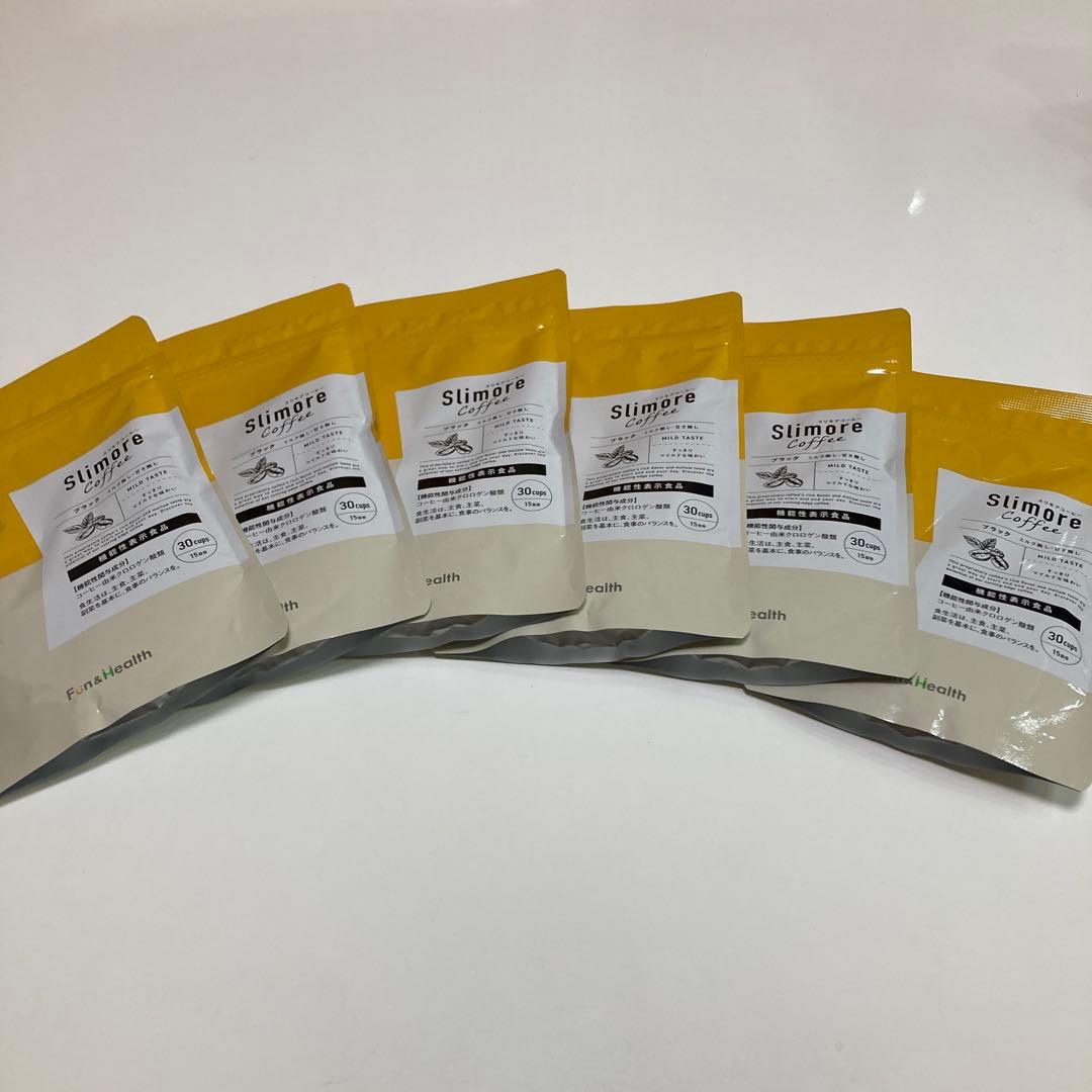 新日本製薬　Slimore Coffee ［スリモアコーヒー］15日分×6袋