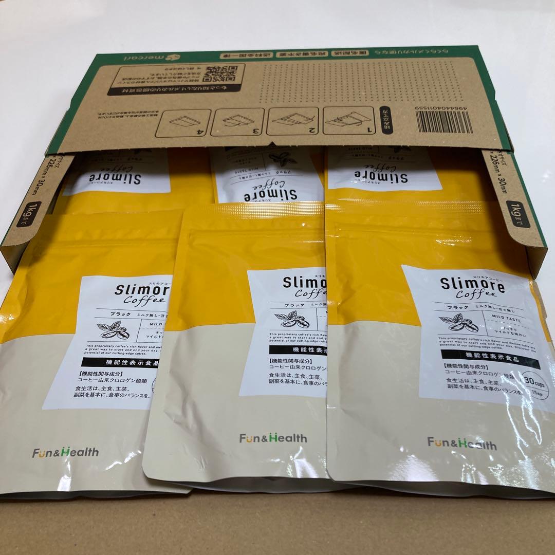 新日本製薬　Slimore Coffee ［スリモアコーヒー］15日分×6袋