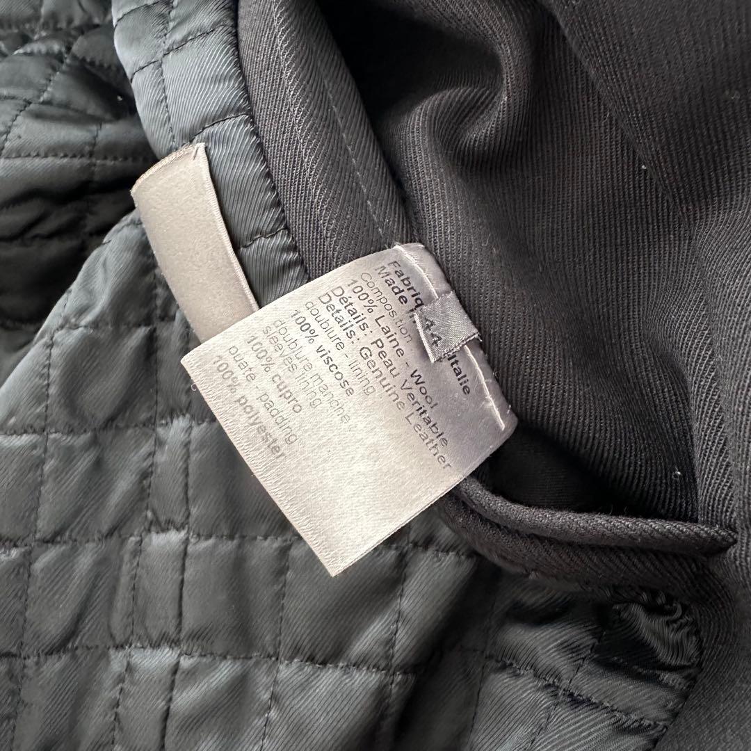 07AW Dior Homme アビエイター シングルライダースジャケット 44