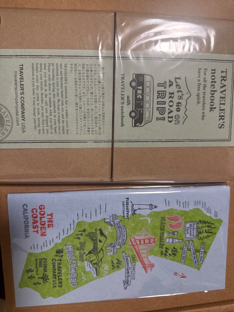 トラベラーズノート ROAD TRIP アメリカ限定　2点セット