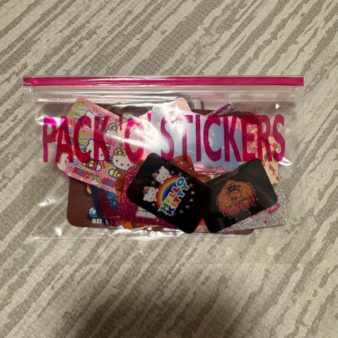 ハローキティ フレークシール PACK 'O' STICKERS 101枚
