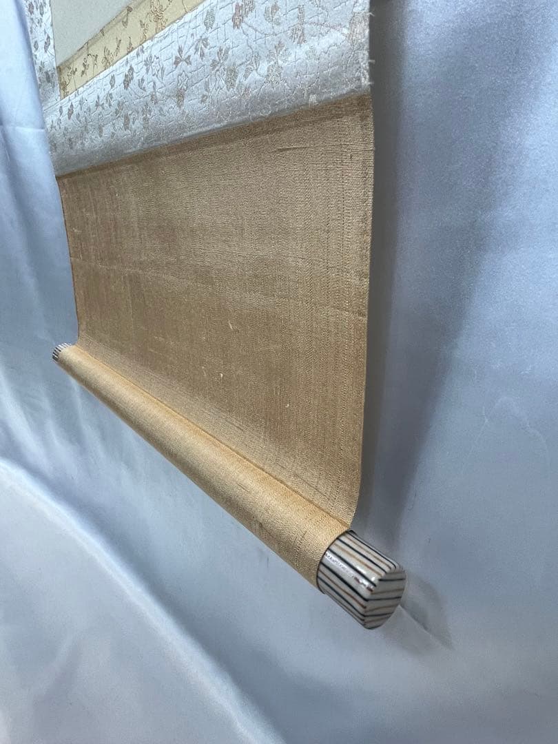 掛軸 馬場汀舟作 「 江月照らし 」910