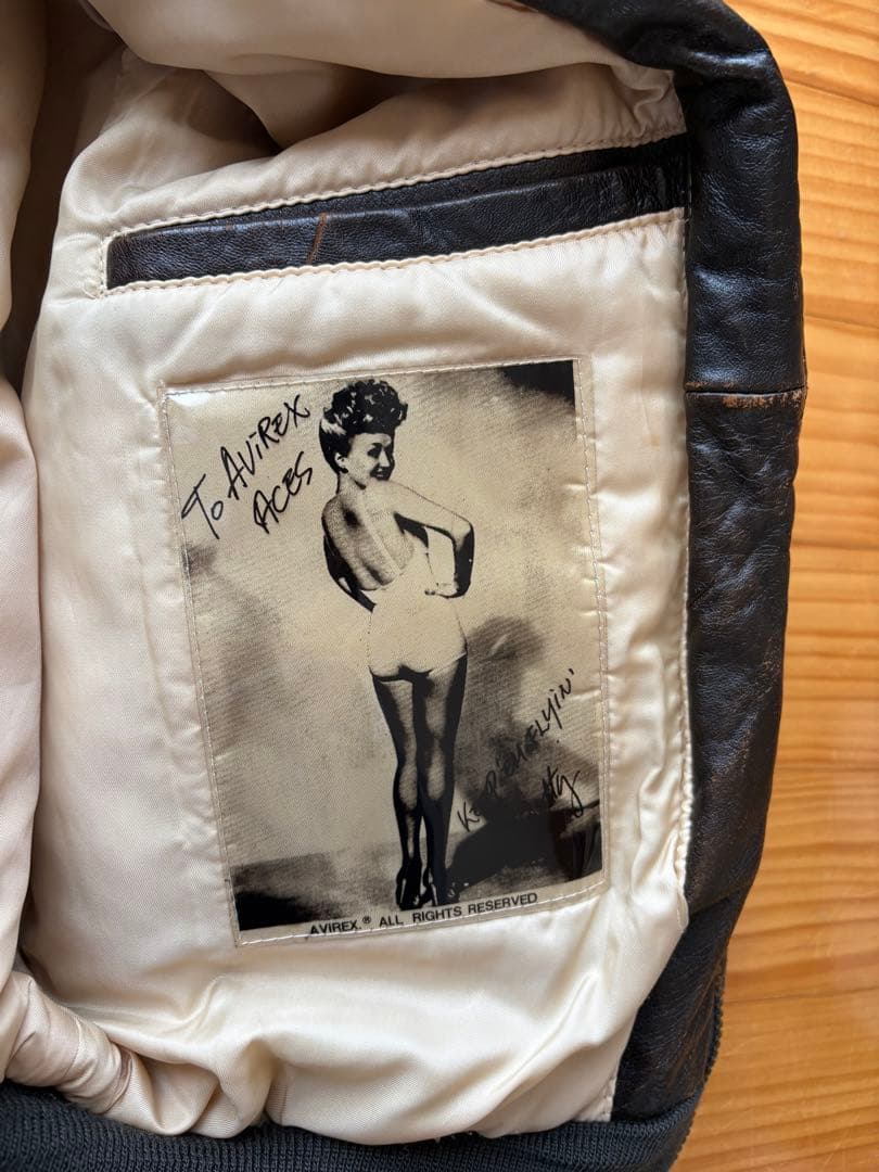 AVIREX A-2フライトジャケット