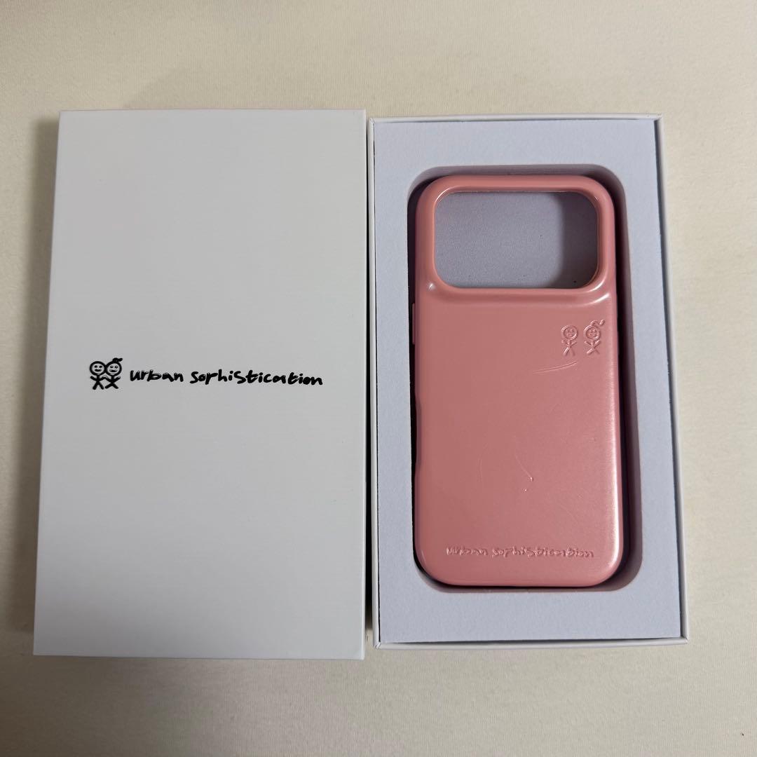 urban sophistication ピンク iPhone17Proケース