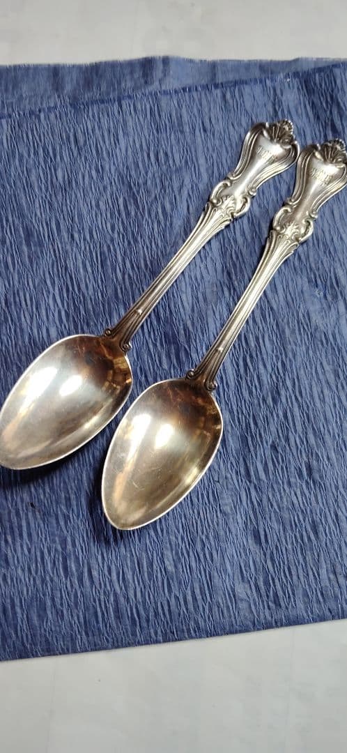 アンティークシルバースプーン2本