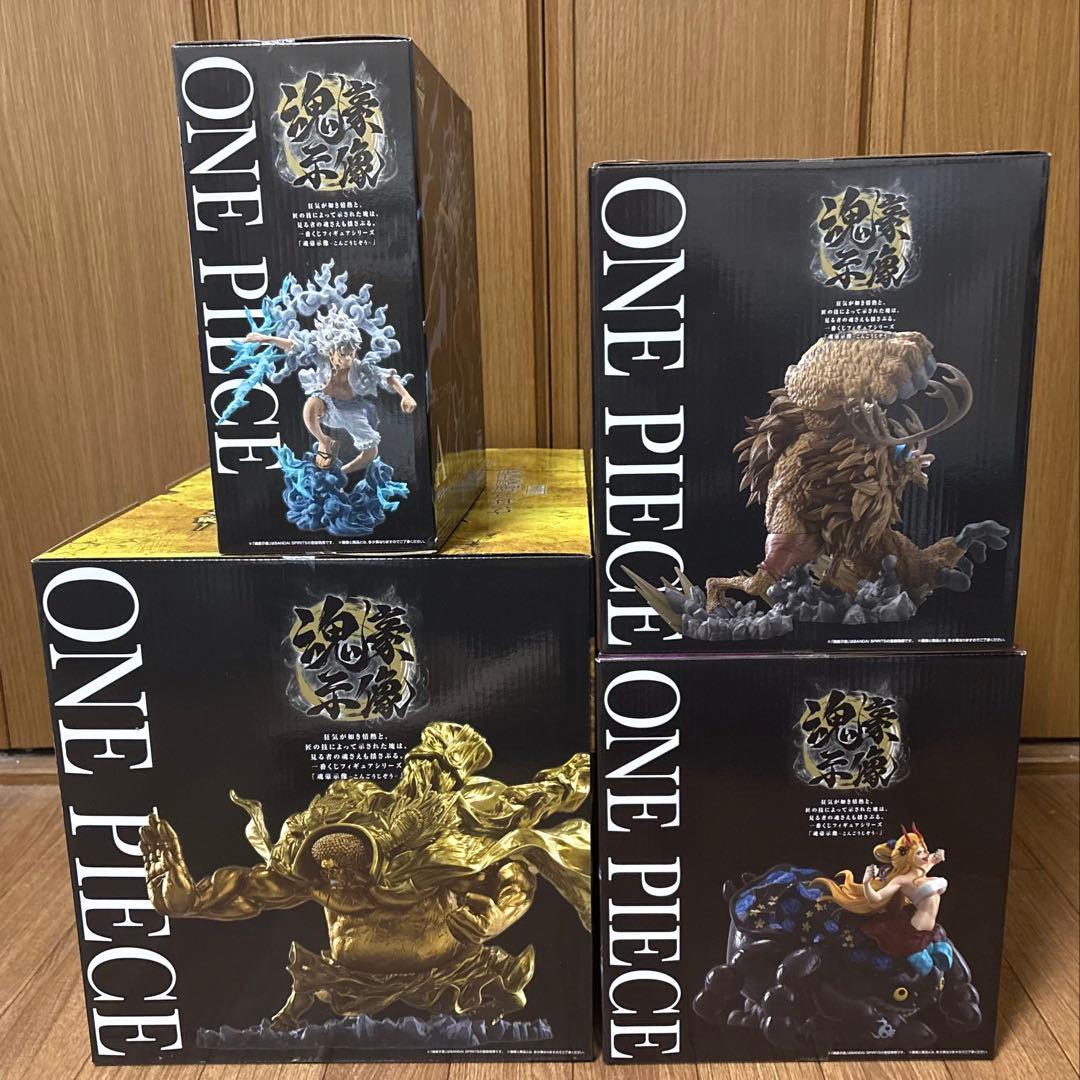 ワンピース 一番くじ 悪魔を宿す者達 A B D ラストワン賞 フィギュア 4体