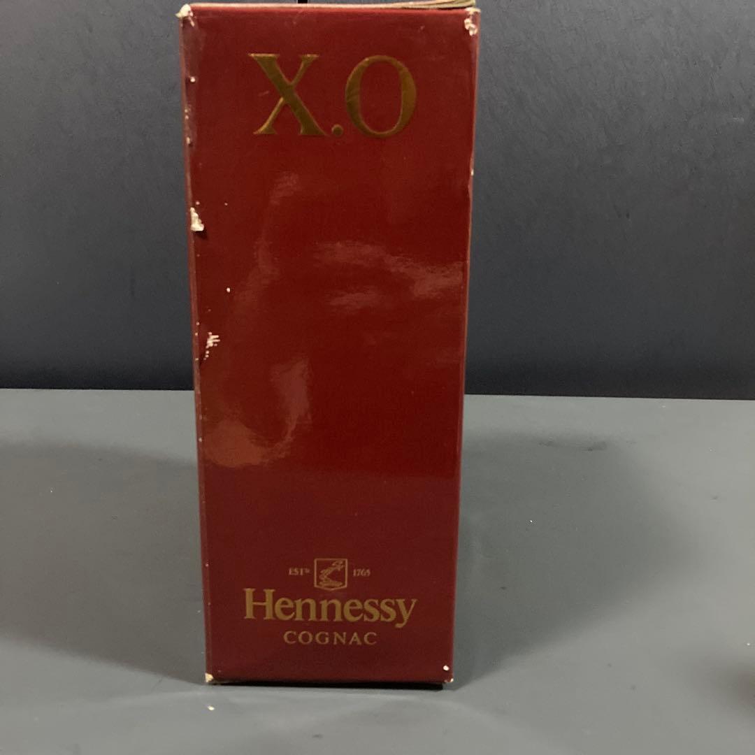 Hennessy XO コニャック 金キャップ　グリーンボトル